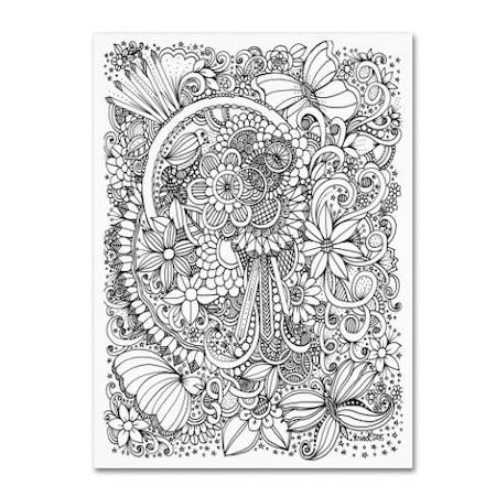 KCDoodleArt 'Zendoodle 8' Canvas Art,18x24